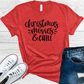 Christmas Movies and Chill Graphic Tee product image 1