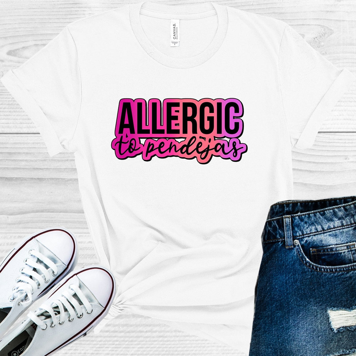 Allergic to Pendejas Graphic Tee product image 1