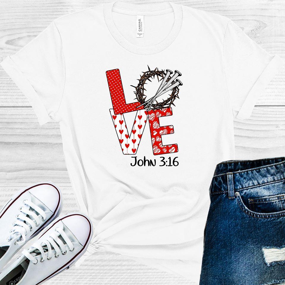 Love John 3:16 Graphic Tee product image 1
