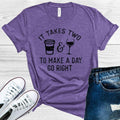 It Takes Two to Make a Day Go Right Graphic Tee product image 1