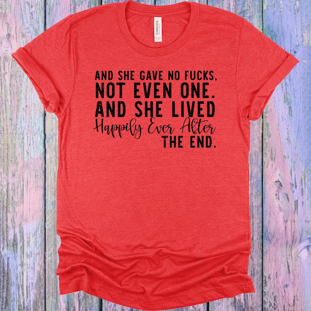 And She Lived Happily Ever After Graphic Tee product image 2