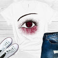 Burgundy Ribbon Awareness Eye Graphic Tee product image 1