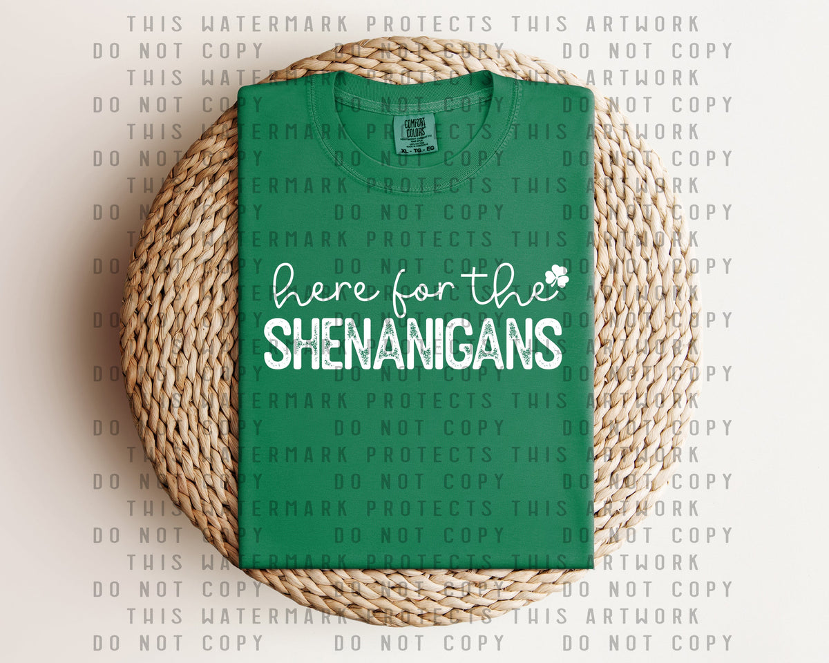 Here for the Shenanigans Graphic Tee product image 1