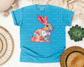 Bright Floral Bunny Graphic Tee product image 1