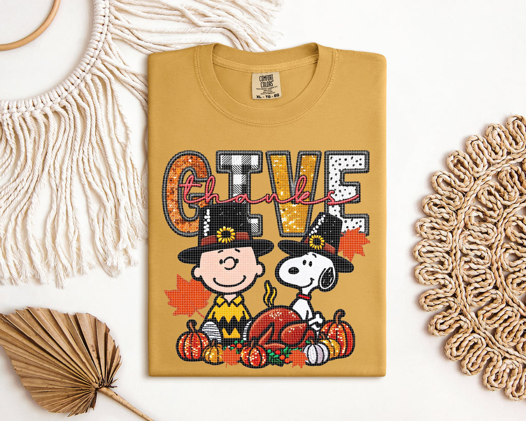 Give Thanks Graphic Tee product image 2