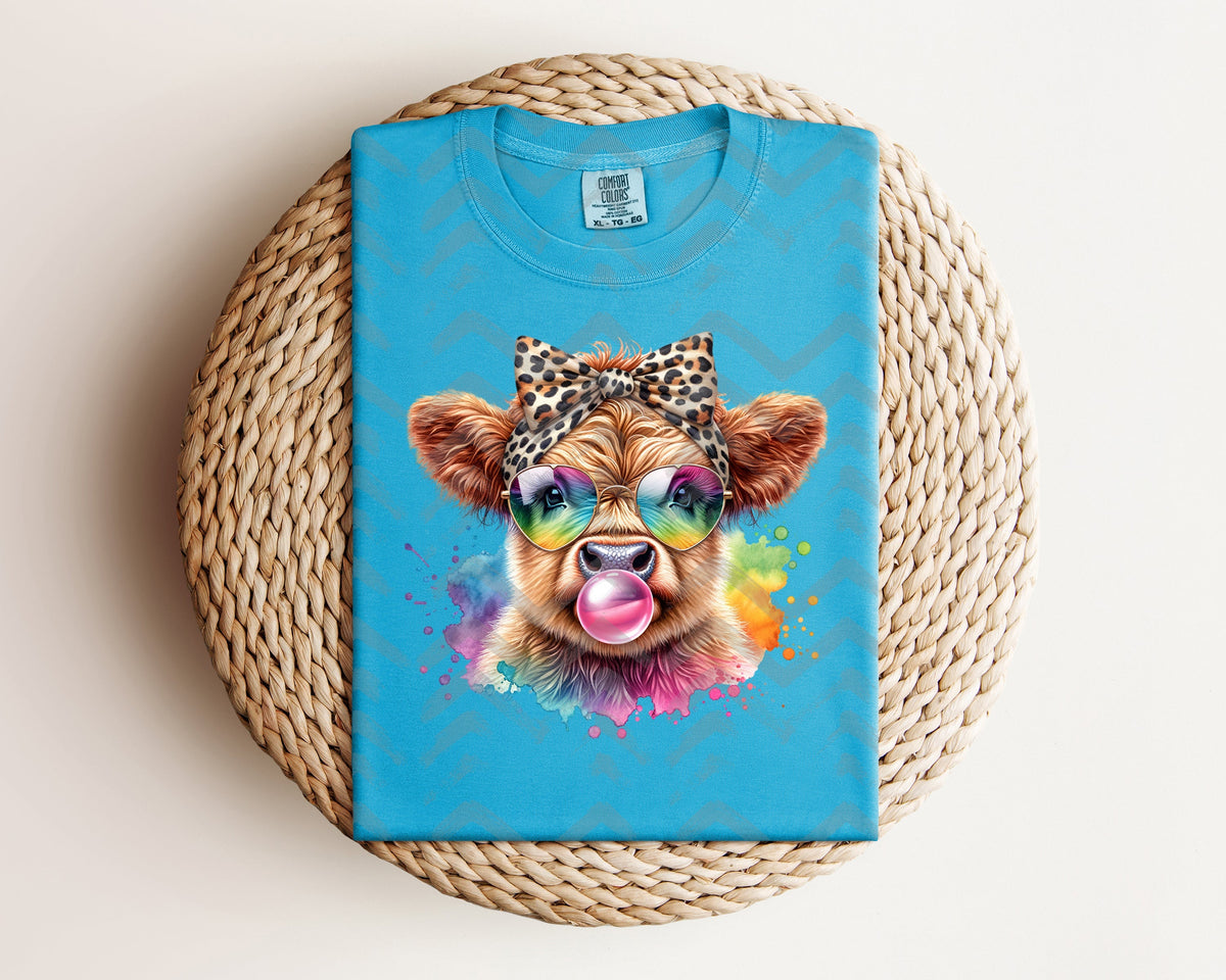 Bubblegum Cow Graphic Tee product image 1