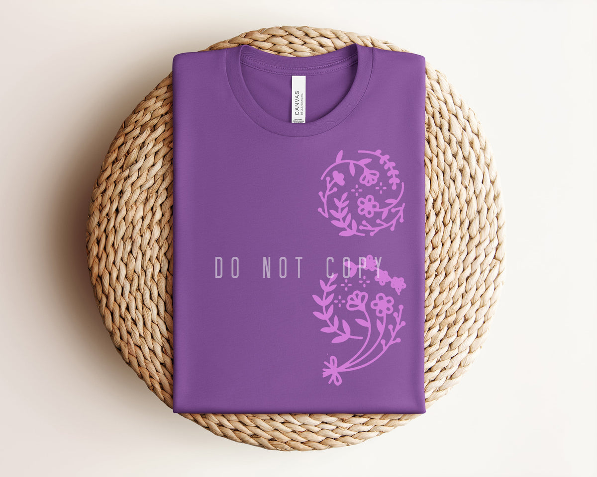 Floral Semicolon Graphic Tee product image 1