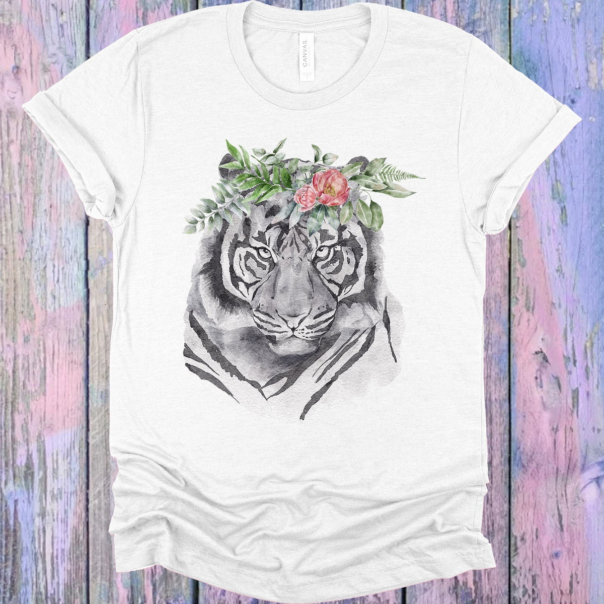 Floral Tiger Graphic Tee product image 1