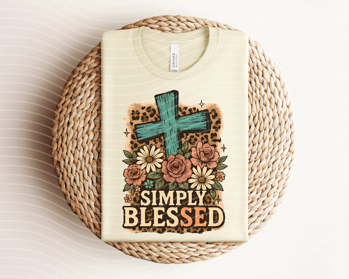 Simply Blessed Graphic Tee product image 1