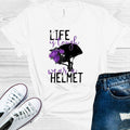 Life is Tough Wear a Helmet Graphic Tee product image 1