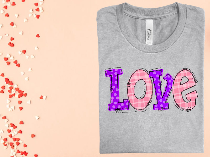 Love Doodle Graphic Tee product image 1