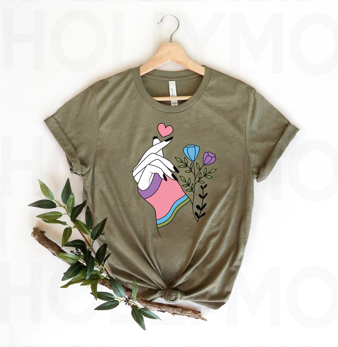 Floral Hand Graphic Tee product image 1