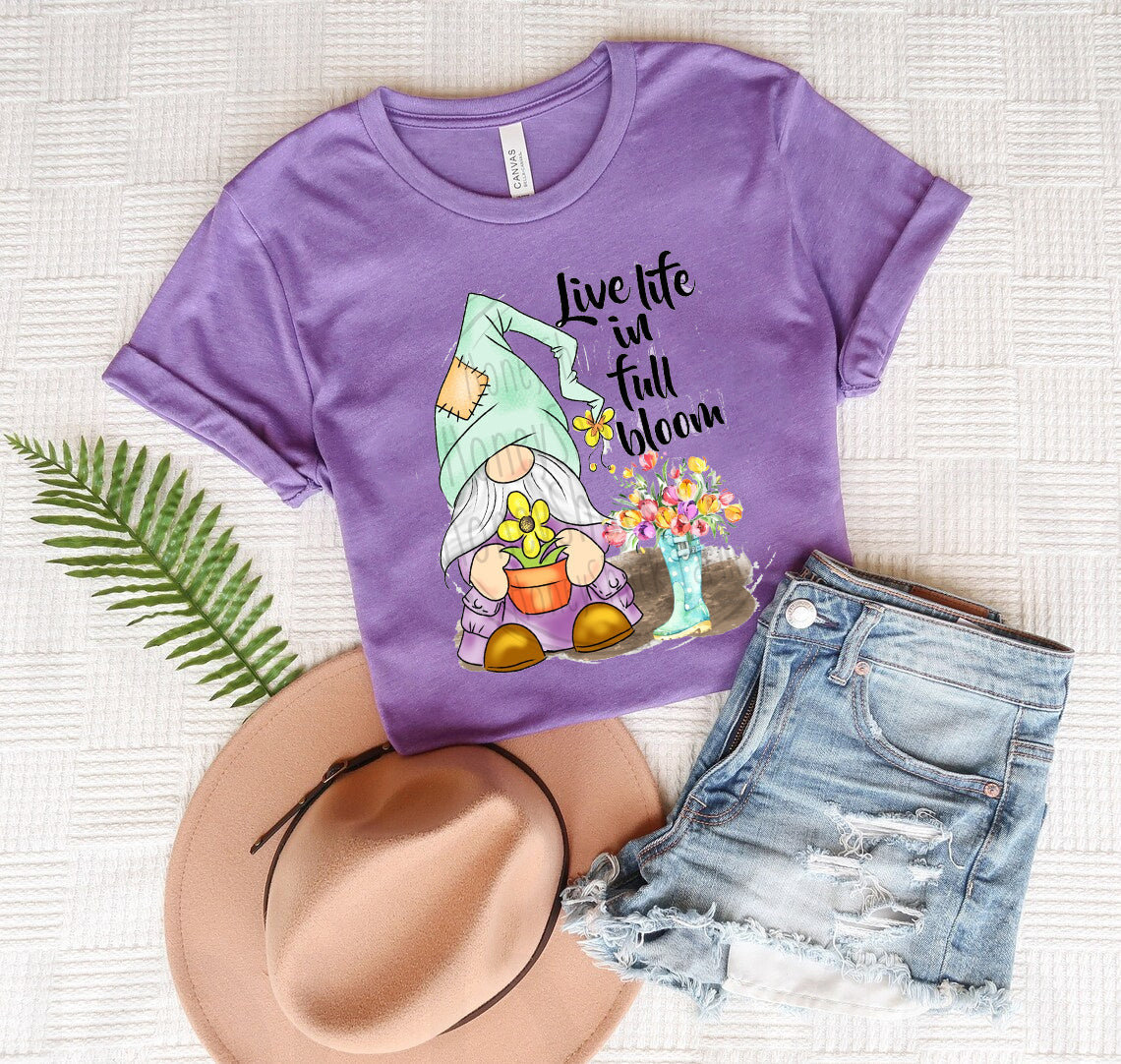 Live Life in Full Bloom Graphic Tee product image 1