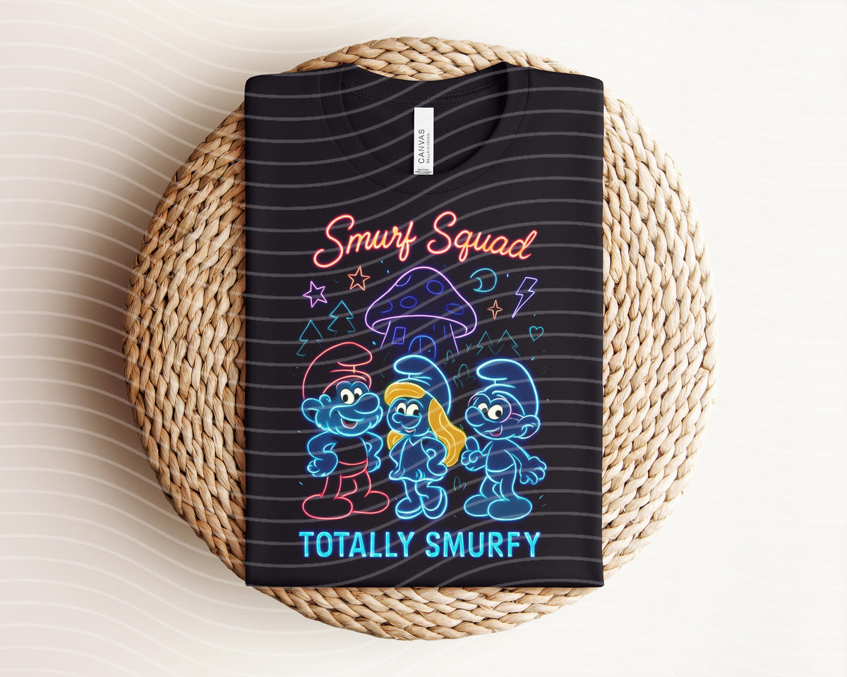 Smurf Squad Neon Graphic Tee product image 1