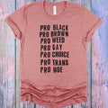Pro Black Brown Graphic Tee product image 1