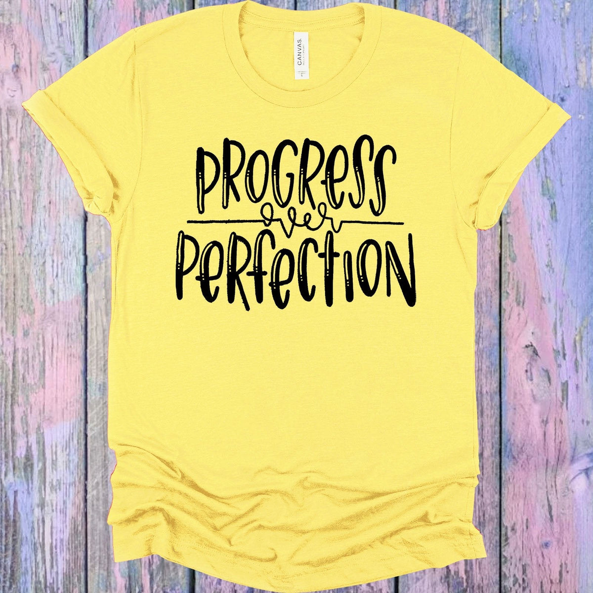 Progress Over Perfection Graphic Tee product image 1