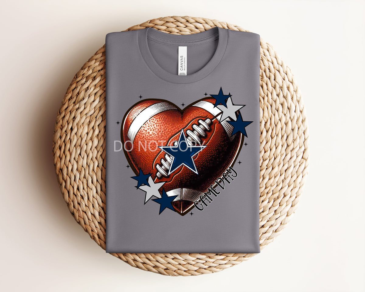 Game Day Heart Cowboys Graphic Tee product image 1