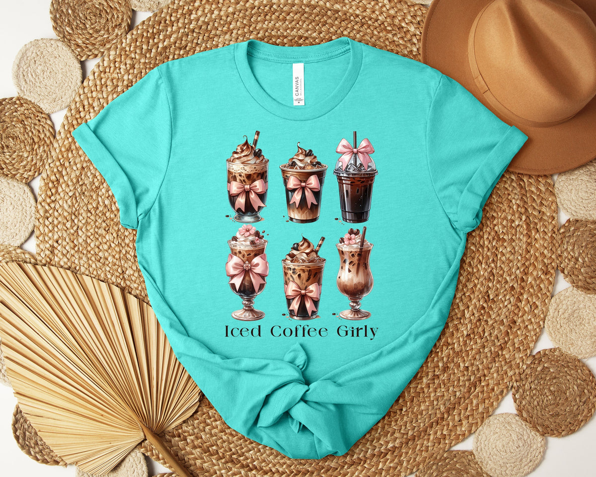 Iced Coffee Girly Graphic Tee product image 1