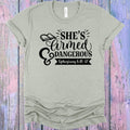 She's Armed and Dangerous Graphic Tee product image 1