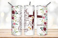 As For Me I Know That My Redeemer Lives 20 oz Skinny Tumbler
