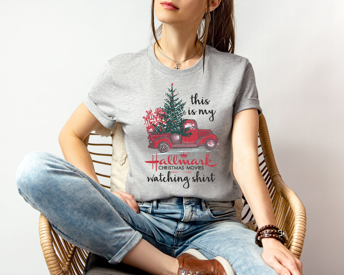 This is My Christmas Movie Watching Shirt Graphic Tee product image 1