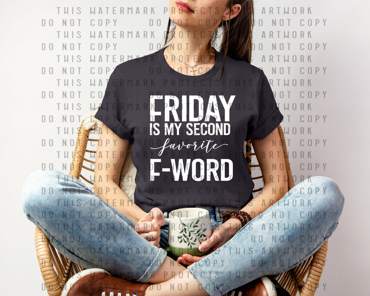 Friday is My Second Favorite F-Word Graphic Tee product image 1