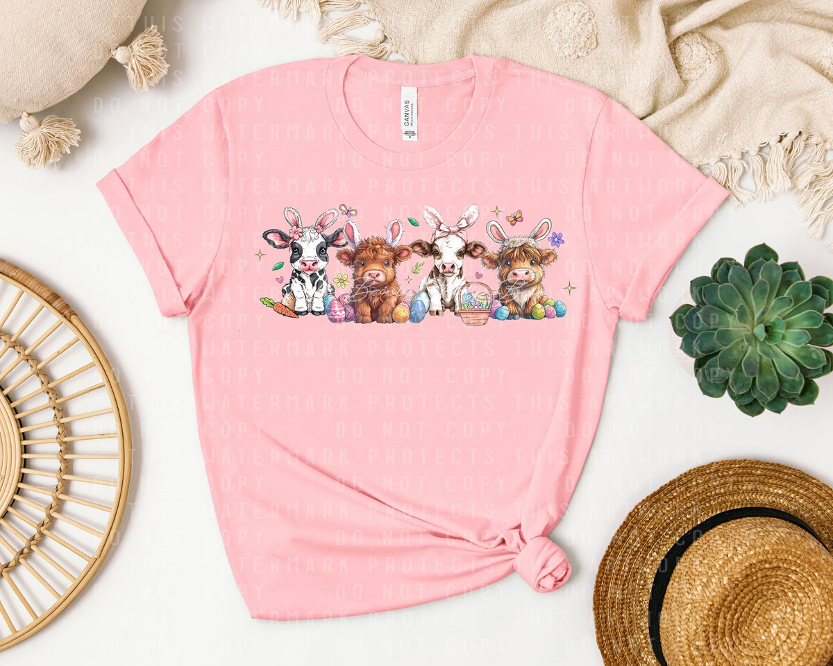 Easter Cows Graphic Tee product image 1