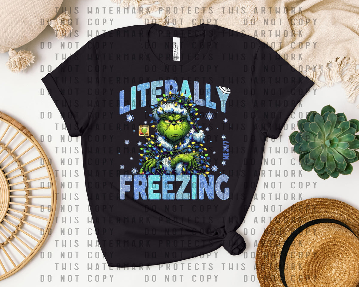 Literally Freezing Graphic Tee product image 1
