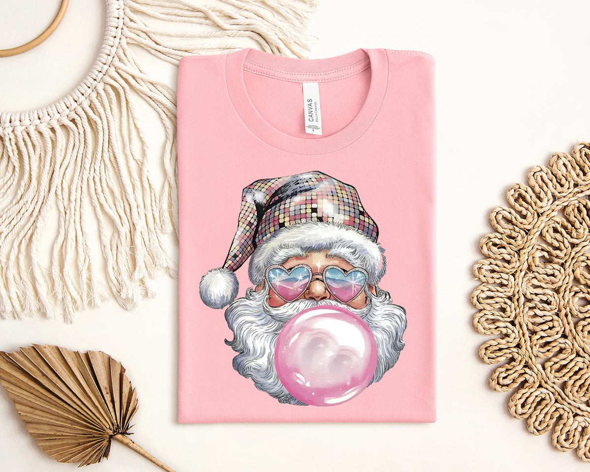 Bubblegum Santa Graphic Tee product image 1