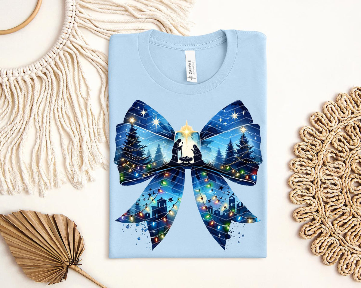 Nativity Bow Graphic Tee product image 1
