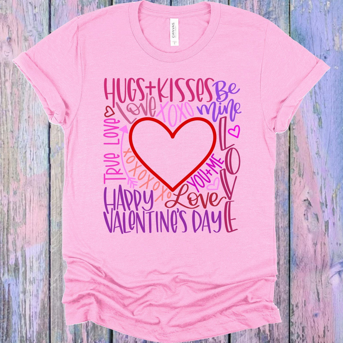 Valentine Typography Graphic Tee product image 1