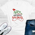 Nice Until Proven Naughty Graphic Tee product image 1