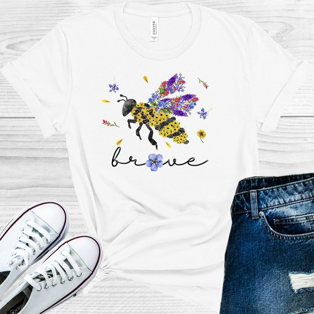 Bee Brave Graphic Tee product image 1