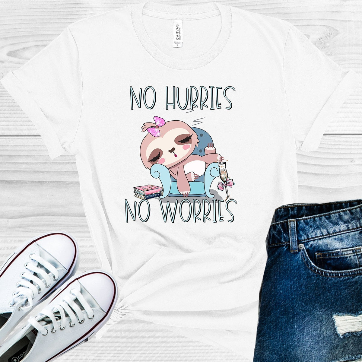 No Hurries No Worries Graphic Tee product image 1